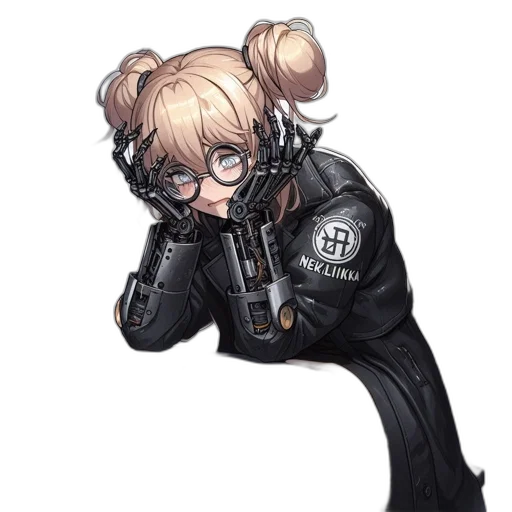 weapon, jacket, staff, mask transparent PNG cut-out