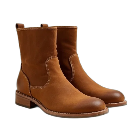 shoes, brown, boot, tan transparent PNG cut-out