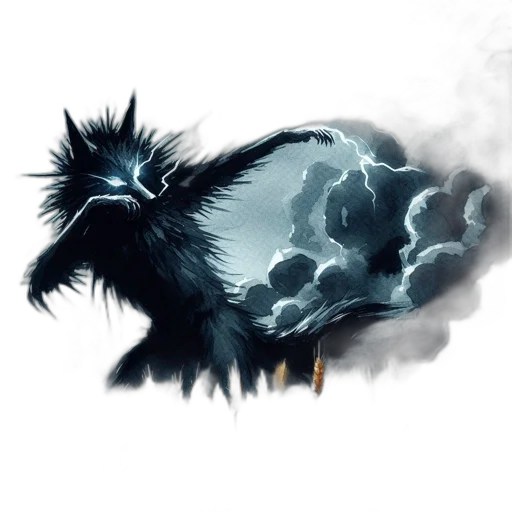 dragon, creature, staff, animal transparent PNG cut-out