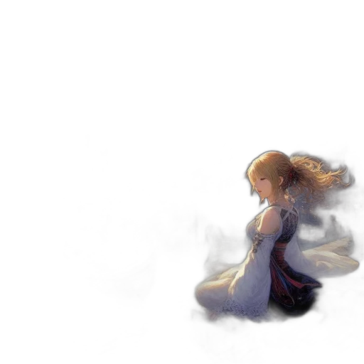 dress, hair, crown, sword transparent PNG cut-out