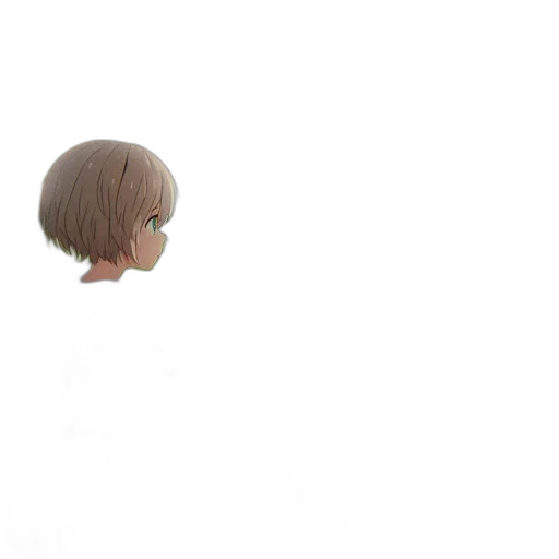 hair, mask, face, creature transparent PNG cut-out