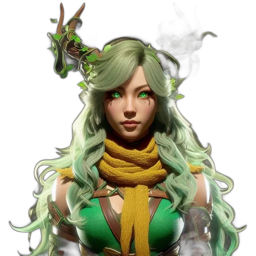 dragon, staff, mask, fantasy art transparent PNG cut-out