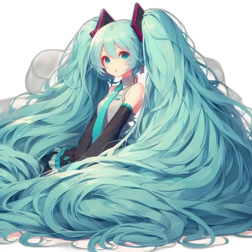 dragon, dress, hair, creature transparent PNG cut-out