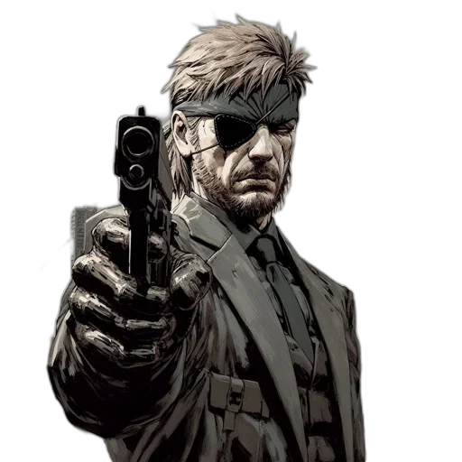 weapon, jacket, comic book art, concept art transparent PNG cut-out