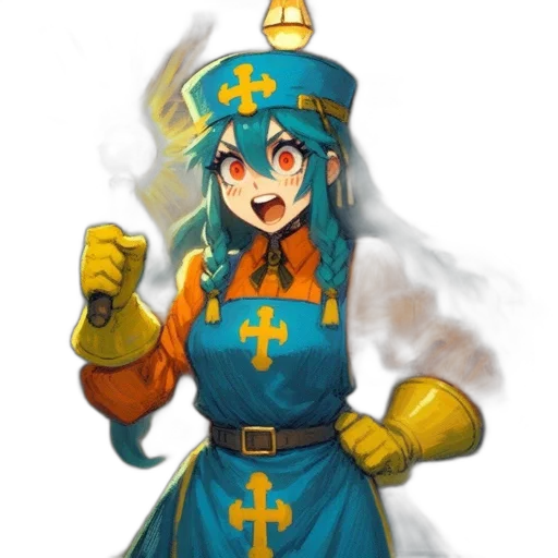 staff, weapon, sword, dress transparent PNG cut-out