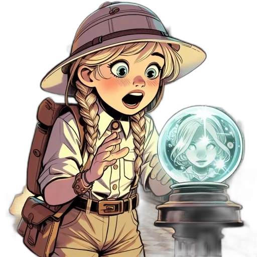 staff, hat, concept art, comic book art transparent PNG cut-out