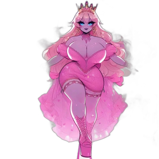 dress, crown, creature, concept art transparent PNG cut-out