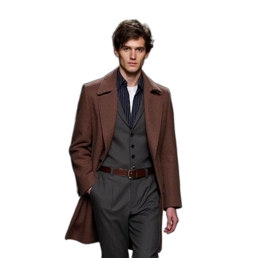 jacket, staff, photorealistic, concept art transparent PNG cut-out