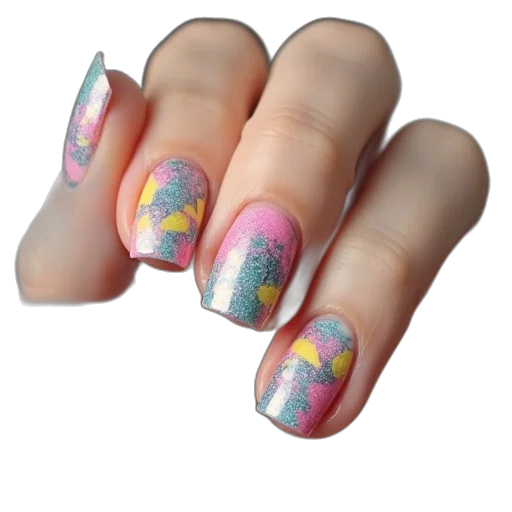 vaporwave, watercolor, outer space, pastel transparent PNG cut-out
