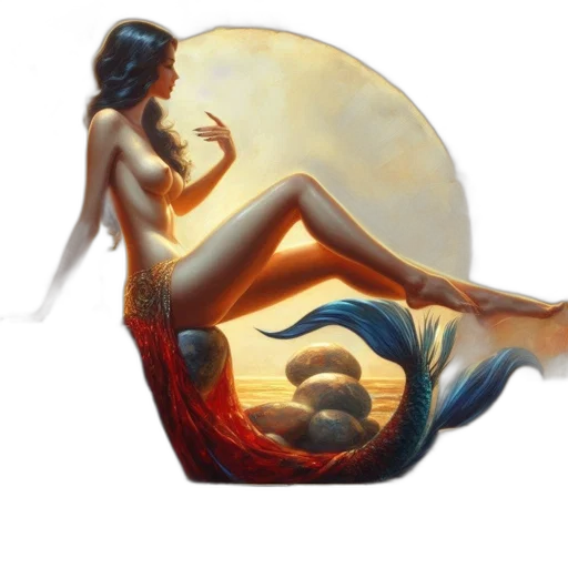jewelry, concept art, fantasy art, oil painting transparent PNG cut-out