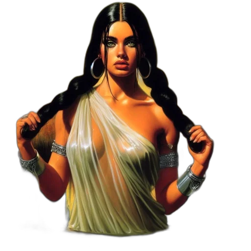 dress, jewelry, pixel art, comic book art transparent PNG cut-out