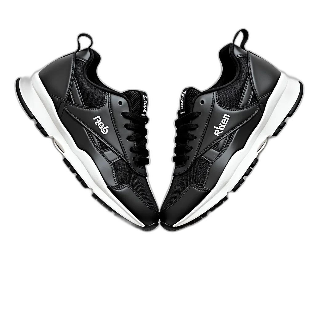 shoes, 3d render, photorealistic, monochrome transparent PNG cut-out