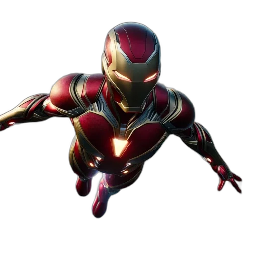 robot, mask, 3d render, concept art transparent PNG cut-out