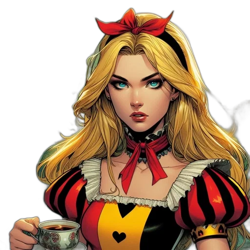 comic book art, concept art, fantasy art, cartoon transparent PNG cut-out