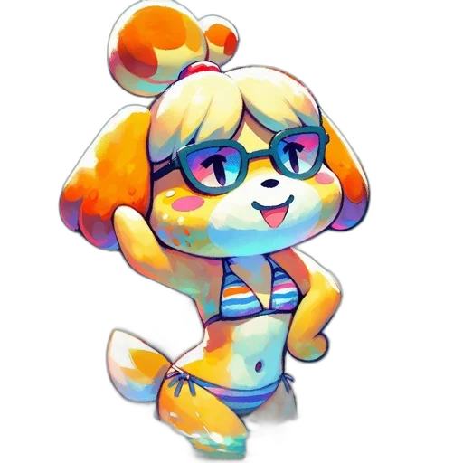 staff, animal, creature, robot transparent PNG cut-out
