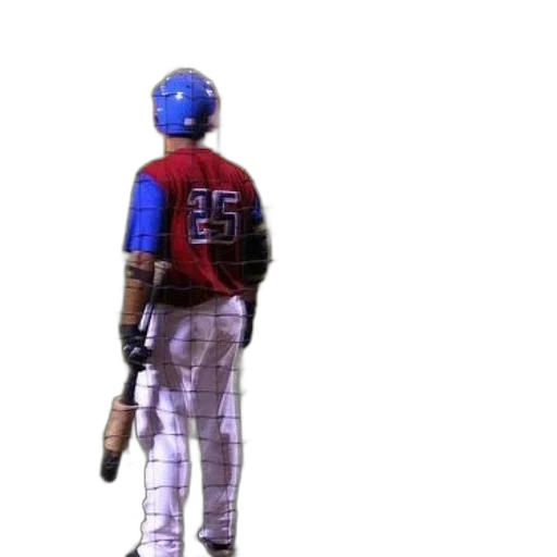 staff, baseball, player, wearing transparent PNG cut-out