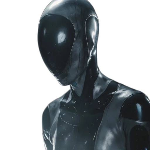 robot, mask, face, creature transparent PNG cut-out