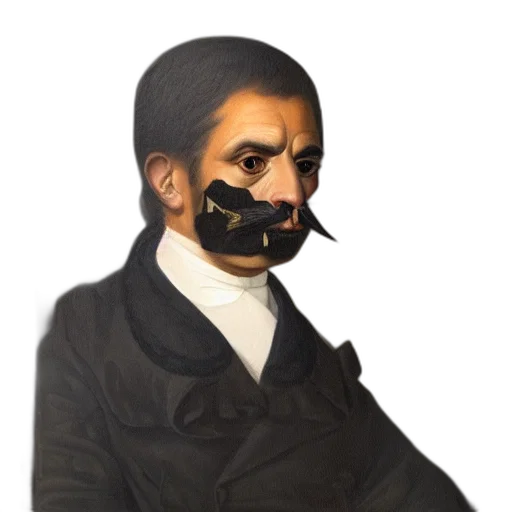 mask, face, staff, photorealistic transparent PNG cut-out