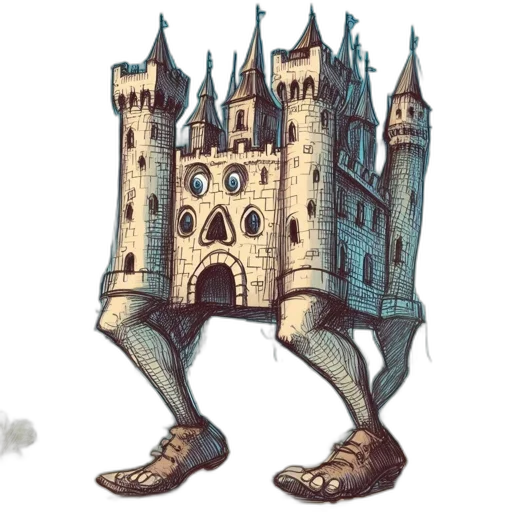 dragon, robot, shoes, creature transparent PNG cut-out