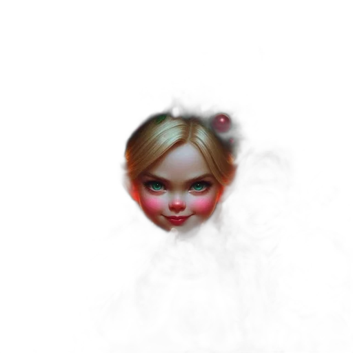 face, mask, creature, staff transparent PNG cut-out