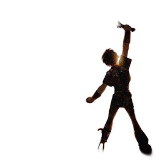 staff, 3d render, concept art, outer space transparent PNG cut-out
