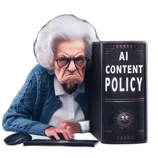 face, concept art, elderly, woman transparent PNG cut-out