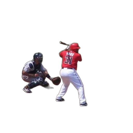 weapon, baseball, player, red transparent PNG cut-out