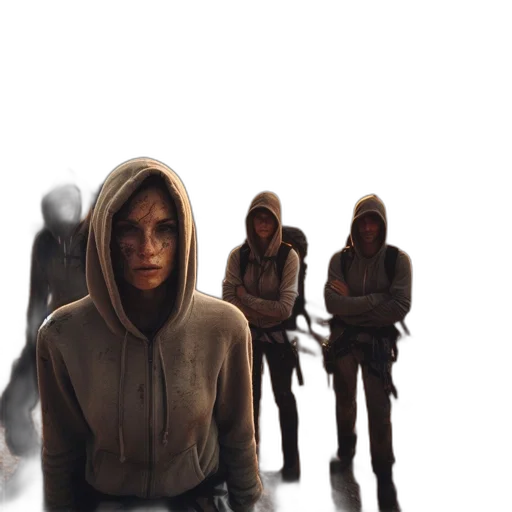 jacket, staff, weapon, concept art transparent PNG cut-out