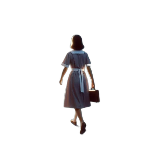 dress, staff, shoes, robot transparent PNG cut-out