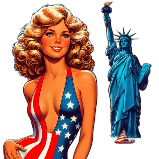 dress, comic book art, cartoon, concept art transparent PNG cut-out