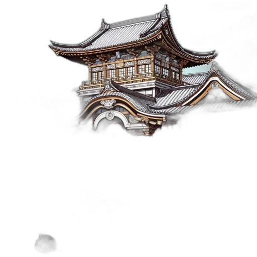 building, jewelry, umbrella, staff transparent PNG cut-out