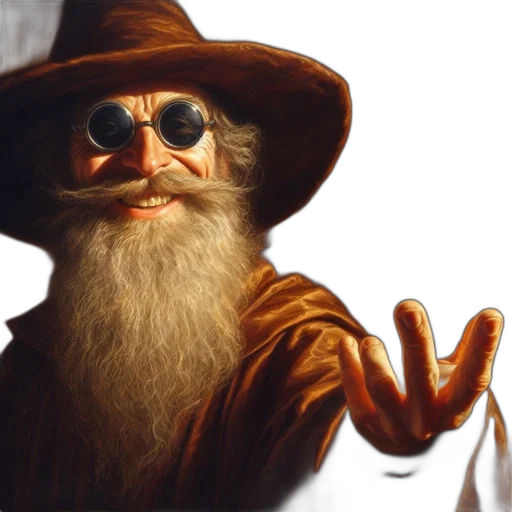 hat, mask, face, staff transparent PNG cut-out