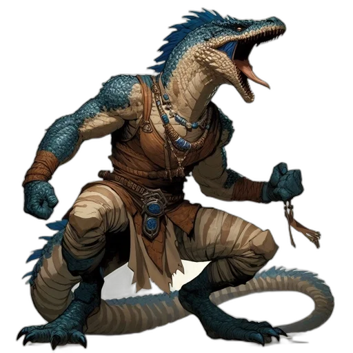 dragon, creature, animal, staff transparent PNG cut-out