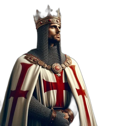 crown, sword, staff, 3d render transparent PNG cut-out