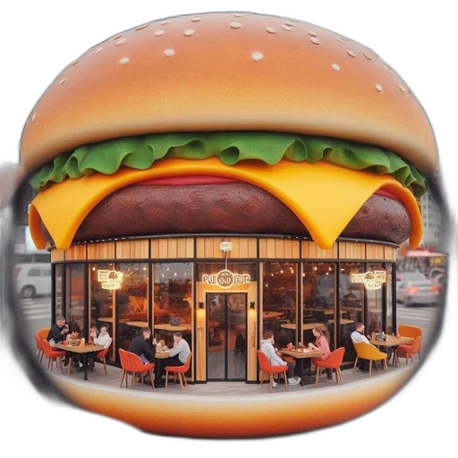 food, hat, photorealistic, 3d render transparent PNG cut-out