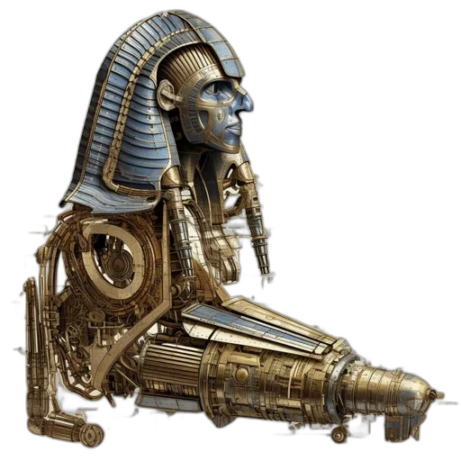 robot, jewelry, mask, weapon transparent PNG cut-out