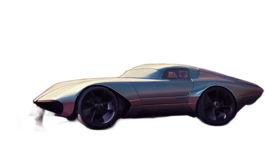 car, 3d render, concept art, photorealistic transparent PNG cut-out