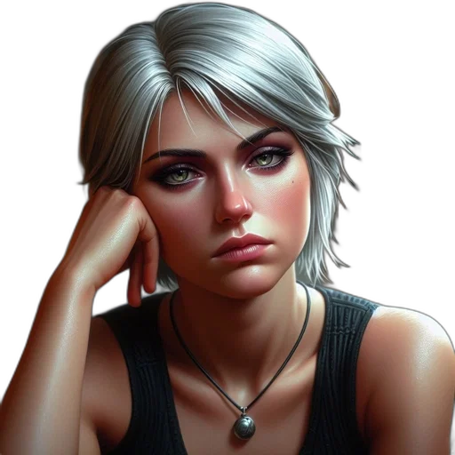 face, photorealistic, concept art, fantasy art transparent PNG cut-out