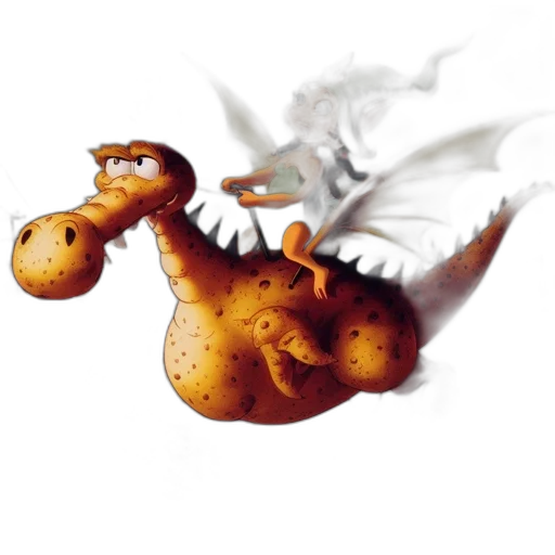 dragon, creature, animal, food transparent PNG cut-out