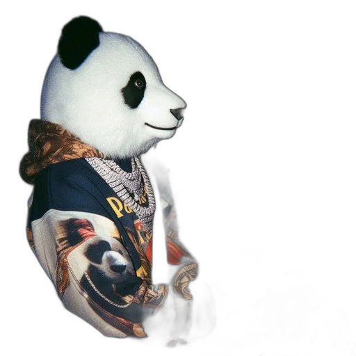 animal, jacket, mask, 3d render transparent PNG cut-out
