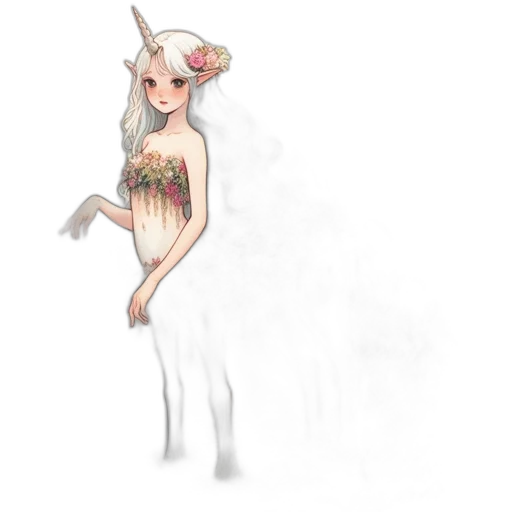 dress, creature, staff, dragon transparent PNG cut-out