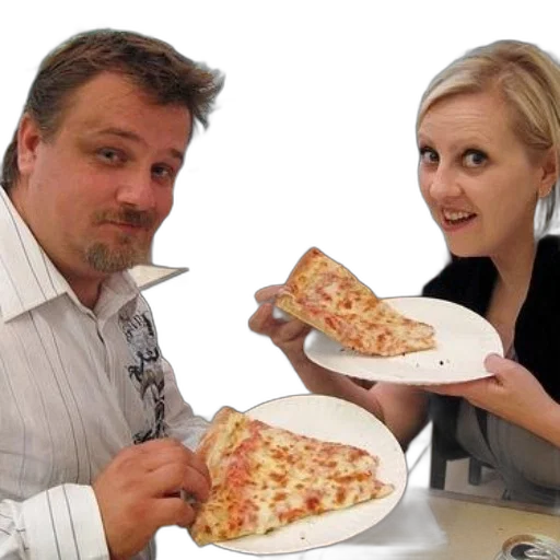 food, man, woman, enjoying transparent PNG cut-out