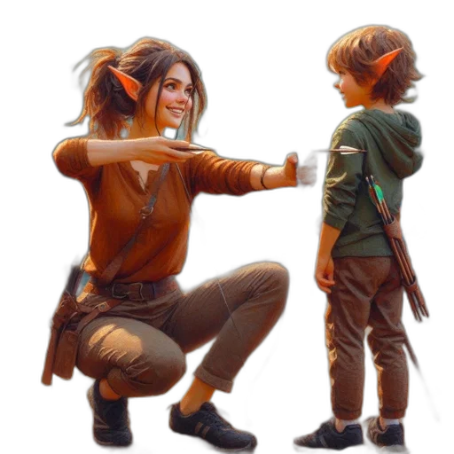 staff, weapon, jacket, concept art transparent PNG cut-out