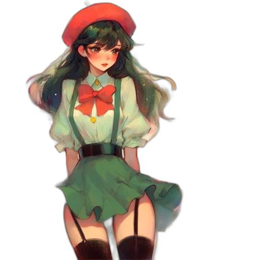 dress, hat, crown, flower transparent PNG cut-out