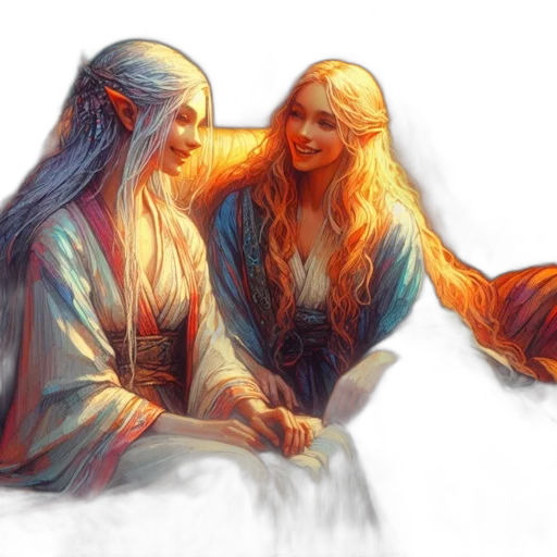 fantasy art, concept art, comic book art, photorealistic transparent PNG cut-out