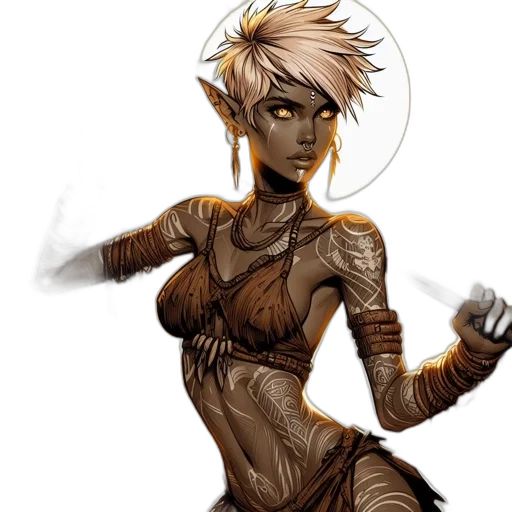 staff, fantasy art, concept art, comic book art transparent PNG cut-out