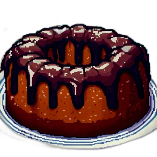 food, crown, staff, pixel art transparent PNG cut-out