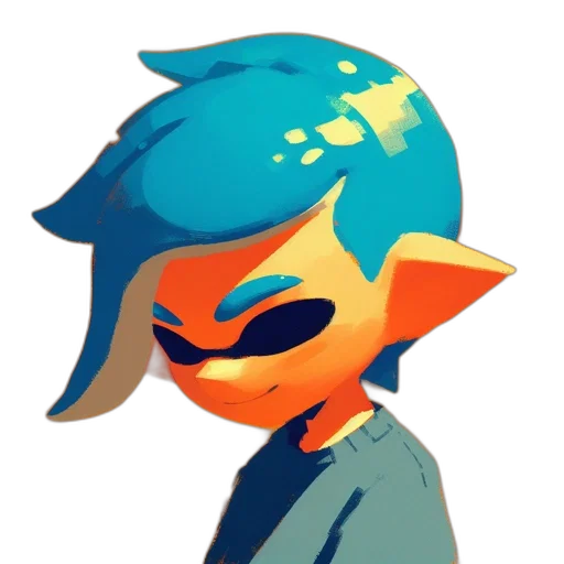 mask, hat, staff, jacket transparent PNG cut-out