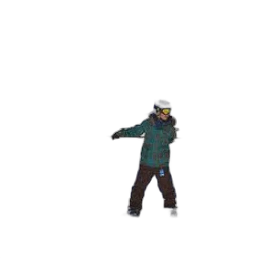 jacket, hat, staff, robot transparent PNG cut-out
