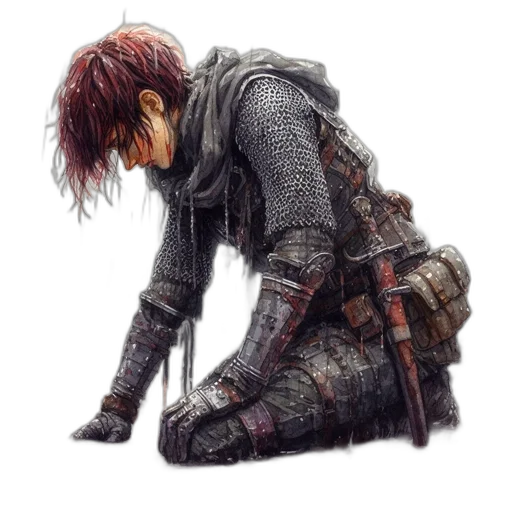 jacket, weapon, sword, dragon transparent PNG cut-out